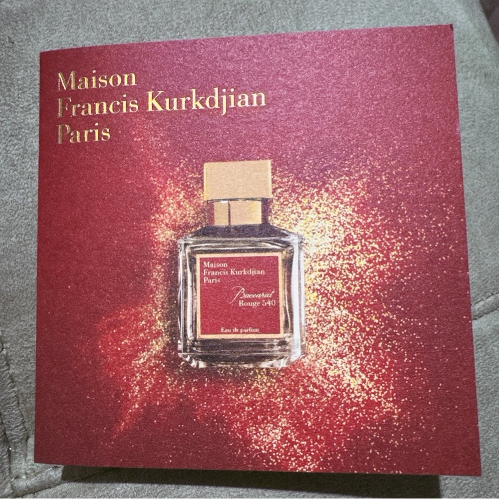 Maison Francis Kurkdjian Paris Baccarat Rouge 540